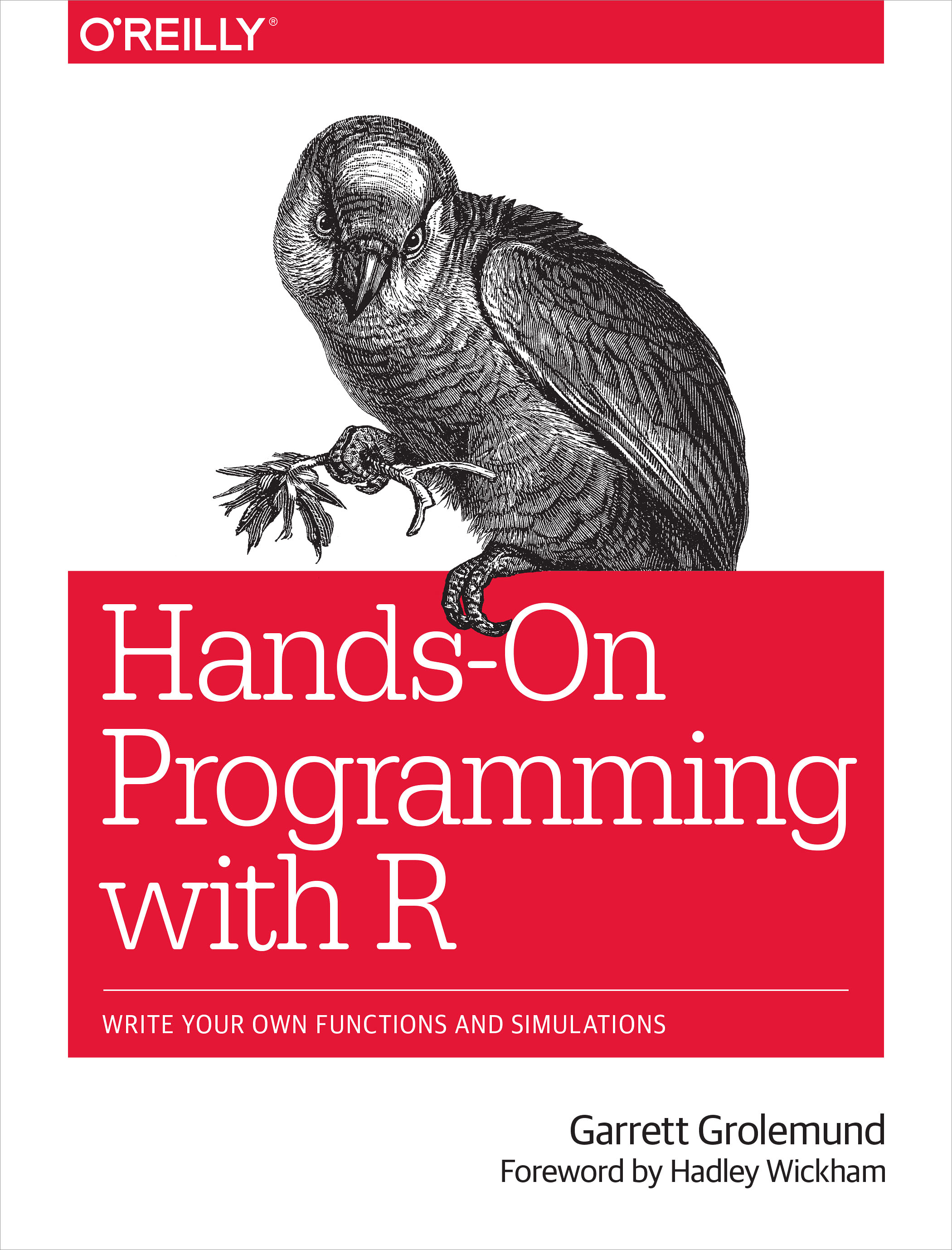 The Hands-On Programming with R book cover