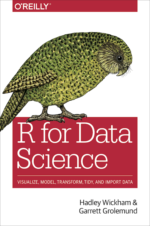 The R for Data Science book cover